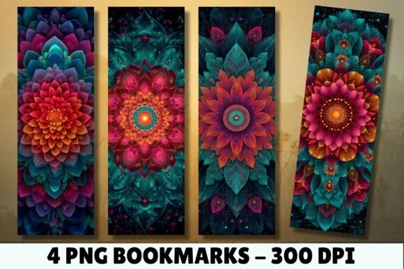 Elevating Brand Identity and Personal Connection Through Mystic Lotus Spiritual Art Bookmarks