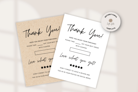 Elevating Customer Relationships with a Customizable Printable Thank You Insert Card