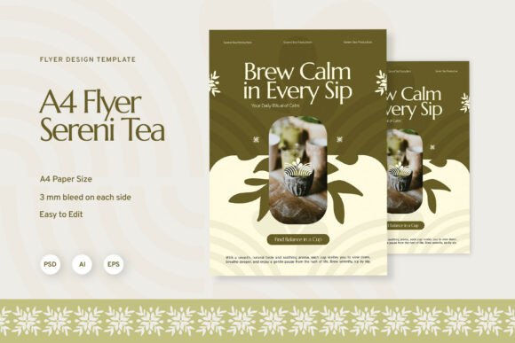 Mastering Your Brand Presence with the Sereni Tea Flyer Template