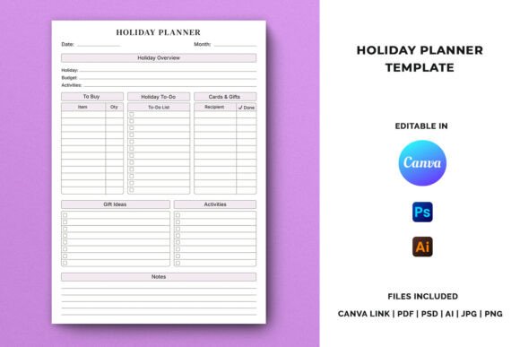 Streamline Your Season with a Comprehensive Holiday Planner Template