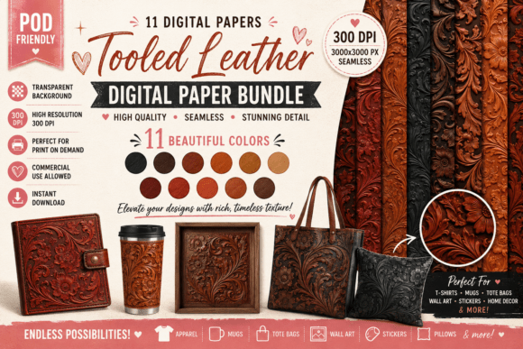 Unlocking Creative Potential with Leather Western Seamless Patterns