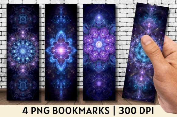Unlocking Creativity with the Glowing Neon Galaxy Mandala Bookmark Collection